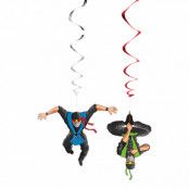 Swirls Ninja Takdekoration - 2-pack