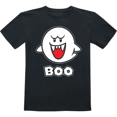 Nintendo - gaming T-shirt - Barn - Boo - 116 - för barn - svart