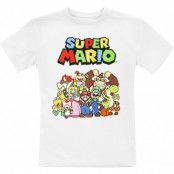 Nintendo - gaming T-shirt - Barn - Characters - 104 152 - för barn - vit