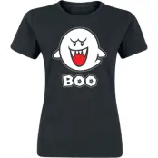 Nintendo - gaming T-shirt - Boo - S XL - för Dam - svart