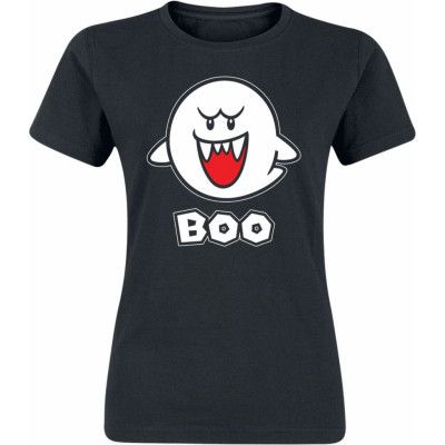 Nintendo - gaming T-shirt - Boo - S XL - för Dam - svart
