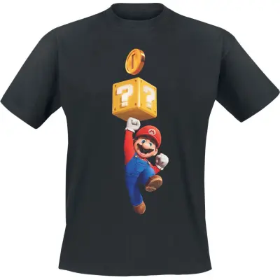 Nintendo - gaming T-shirt - Get The Coin! - M - för Herr - svart