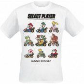 Nintendo - gaming T-shirt - Kart - Choose Your Driver - S XXL - för Herr - vit