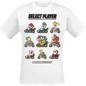 Nintendo - gaming T-shirt - Kart - Choose Your Driver - S XXL - för Herr - vit