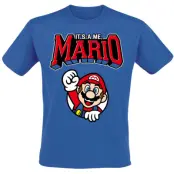 Nintendo - gaming T-shirt - Varsity - S XXL - för Herr - blå