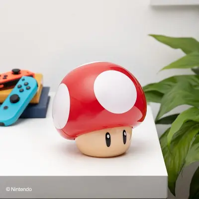 Nintendo - Mushroom Mini Light With Sound -- Try Me