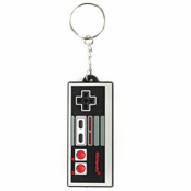 Nintendo NES Controller Enameled Metal Keychain
