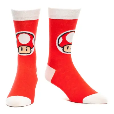 Nintendo Röd Svamp Strumpor - 39-42