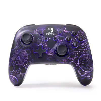 PowerA Enhanced Wireless Controller With Lumectra - Galactic Vortex (Nintendo Switch)
