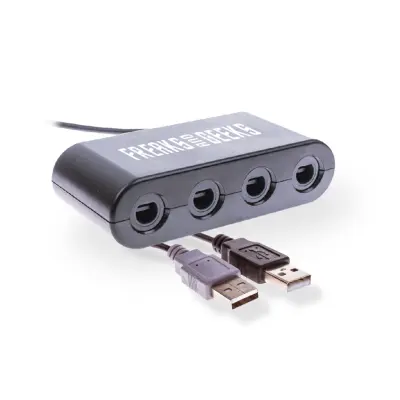 Trade Invaders- 4 Player Game Cube adapter - Wii U / Nintendo Switch