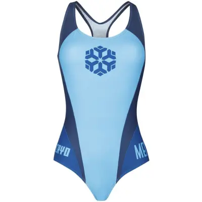 Overwatch - gaming Baddräkt - Mei - S M - för Dam - blå/svart