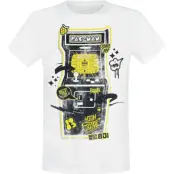 Pac-Man - gaming T-shirt - Arcade Classic - S XXL - för Herr - vit