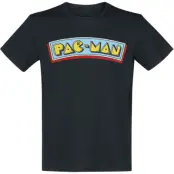 Pac-Man - gaming T-shirt - Logo - S XXL - för Herr - svart