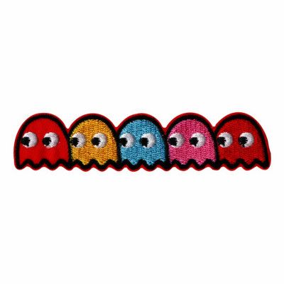 Tygmärke Pac-Man Spöken