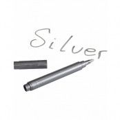 2 silverfärgade pennor/markörer för glas