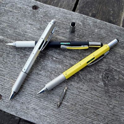 6-i-1 Multiverktyg Penna - Silver