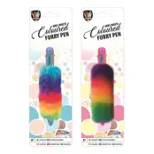 6 in 1 Flerfärgad Penna med Fluff - 1-pack