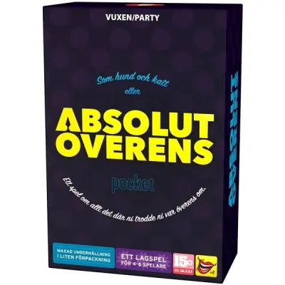 Absolut Överens Pocket SE - ALF -  Leksaksaffären