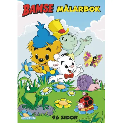 Bamse Målarbok med 96 sidor - Bamse -  Leksaksaffären