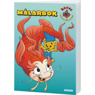 Bamse och Havets hemlighet Målarbok - Bamse -  Leksaksaffären