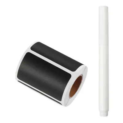 Blackboard Etiketter med Kritpenna - 150-pack