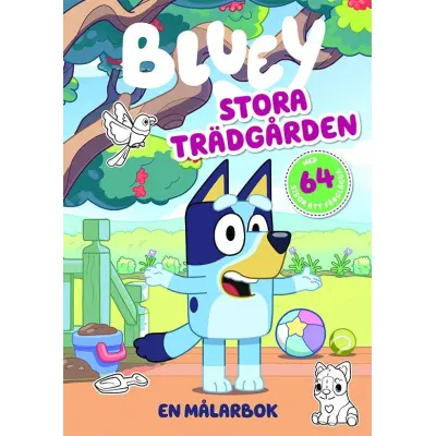 Bluey Målarbok Stora trädgården - Bluey -  Leksaksaffären