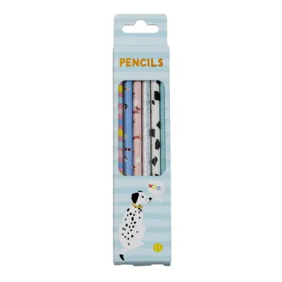 Blyertspennor Hund - 6-pack