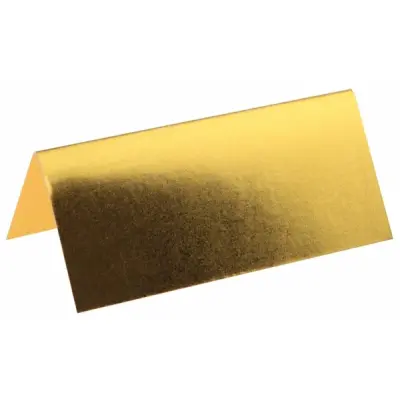 Bordsplacering metallic guld 10-pack