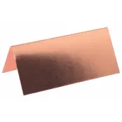 Bordsplacering metallic roseguld 10-pack
