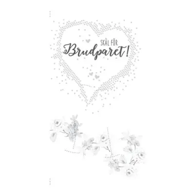 Bröllopskort Skål för Brudparet