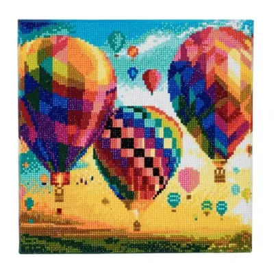 Crystal Art Kits Canvas 30x30cm Hot Air Balloon - Leksaksaffären -  Leksaksaffären