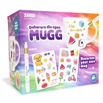 Dekorera din egen mugg - Sense -  Leksaksaffären