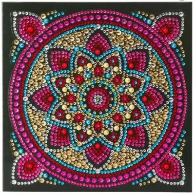 Diamond Painting Card Kit 18x18cm Mandala - Leksaksaffären -  Leksaksaffären