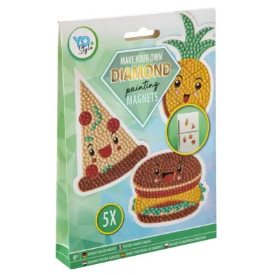 Diamond Painting Magneter Godsaker 5-p - Leksaksaffären -  Leksaksaffären