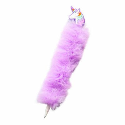 Enhörningspenna med Fluff