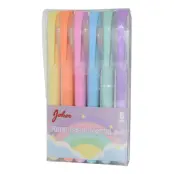 Fiberpennor Pastell - 6-pack