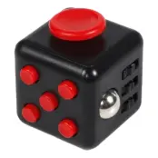 Fidget Cube Fidget Toy - Svart/Röd