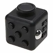 Fidget Cube Fidget Toy - Svart/Svart