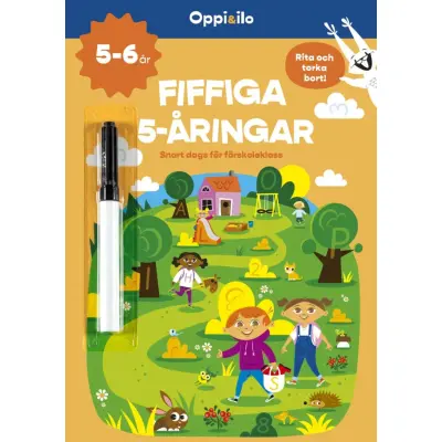 Fiffiga 5-åringar Pysselbok 5-6 år - Leksaksaffären -  Leksaksaffären