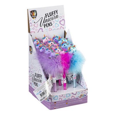 Fluffig Enhörningspenna - 1-pack