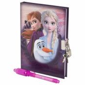 Frozen 2 Dagbok med magisk penna