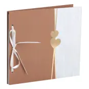 Gästbok Hjärta Mocha