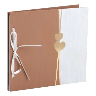 Gästbok Hjärta Mocha