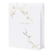 Gästbok Vit/Guld