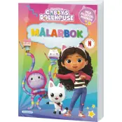 Gabbys Dollhouse Målarbok med klistermärken