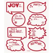 Glasmarkörer till jul 16 delar