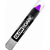 Glow In The Dark Paint Stick 3,5 gram - Lila