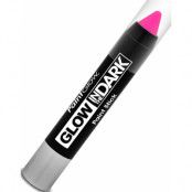 Glow In The Dark Paint Stick 3,5 gram - Rosa