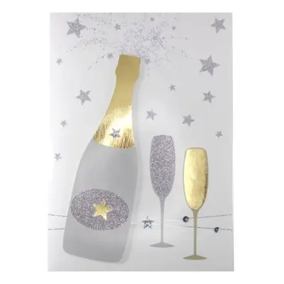 Gratulationskort Champagne Night