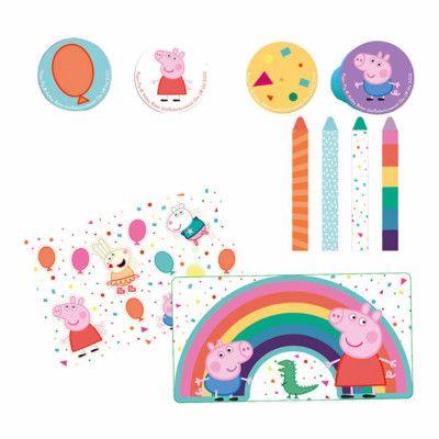 Greta Gris Block med Pennor Kit